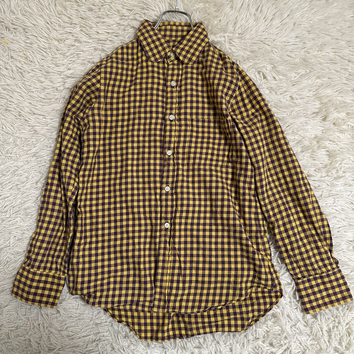 【Needles】 ニードルス シャツ 長袖 チェック柄 XS