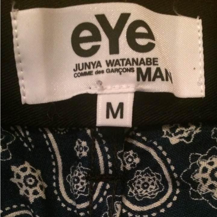 eYe JUNYA WATANABE MAN ハーフパンツ 紺 黒 M 16ss アイ ジュンヤ ワタナベ マン Comme des Garcons コム デ ギャルソン ショート