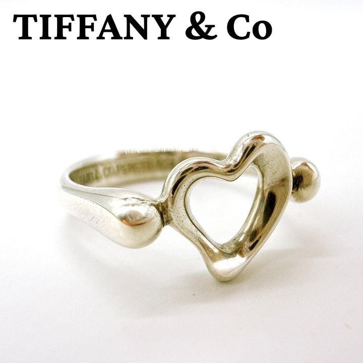 TIFFANY＆Co ティファニー エルサペレッティ オープンハート 指輪 7号