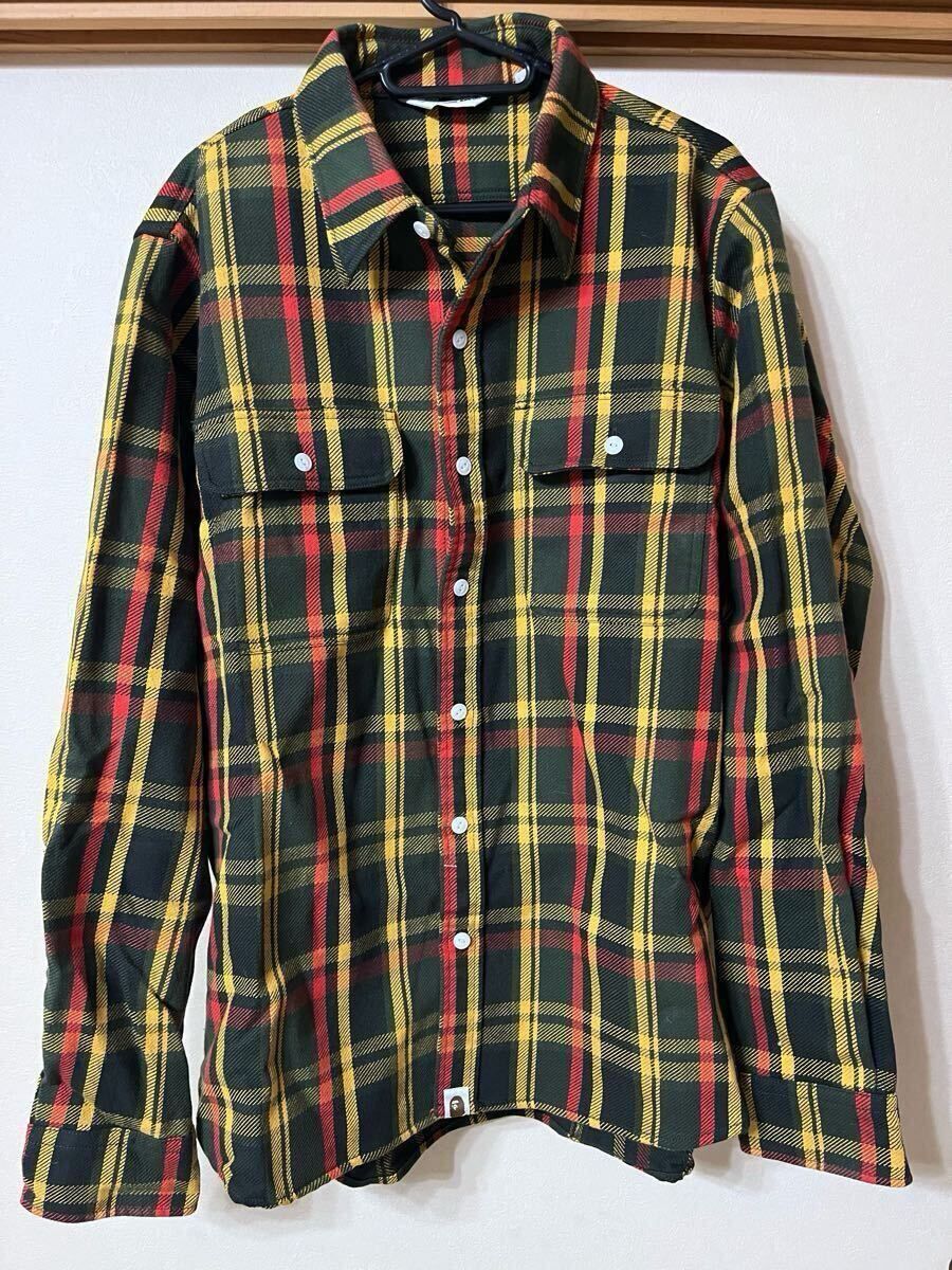 アベイシングエイプ APE ポロシャツ 伊勢丹チェック柄 BAPE® LOGO CHECK | bape.com