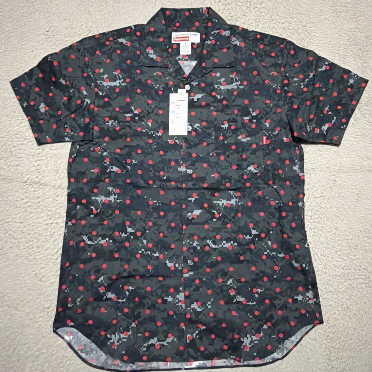 Supreme Bleached Velour L/S Polo 