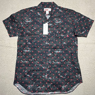 Supreme Mesh Panel Linen S/S Shirt Supreme Mesh Panel Linen S/S Shirt