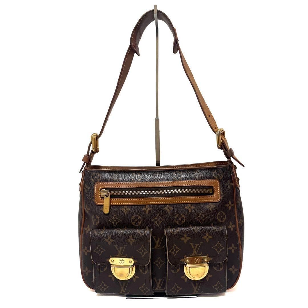 Louis Vuitton ルイヴィトン ハドソンGM ショルダーバッグ モノグラム PVC レザー M40045 激安