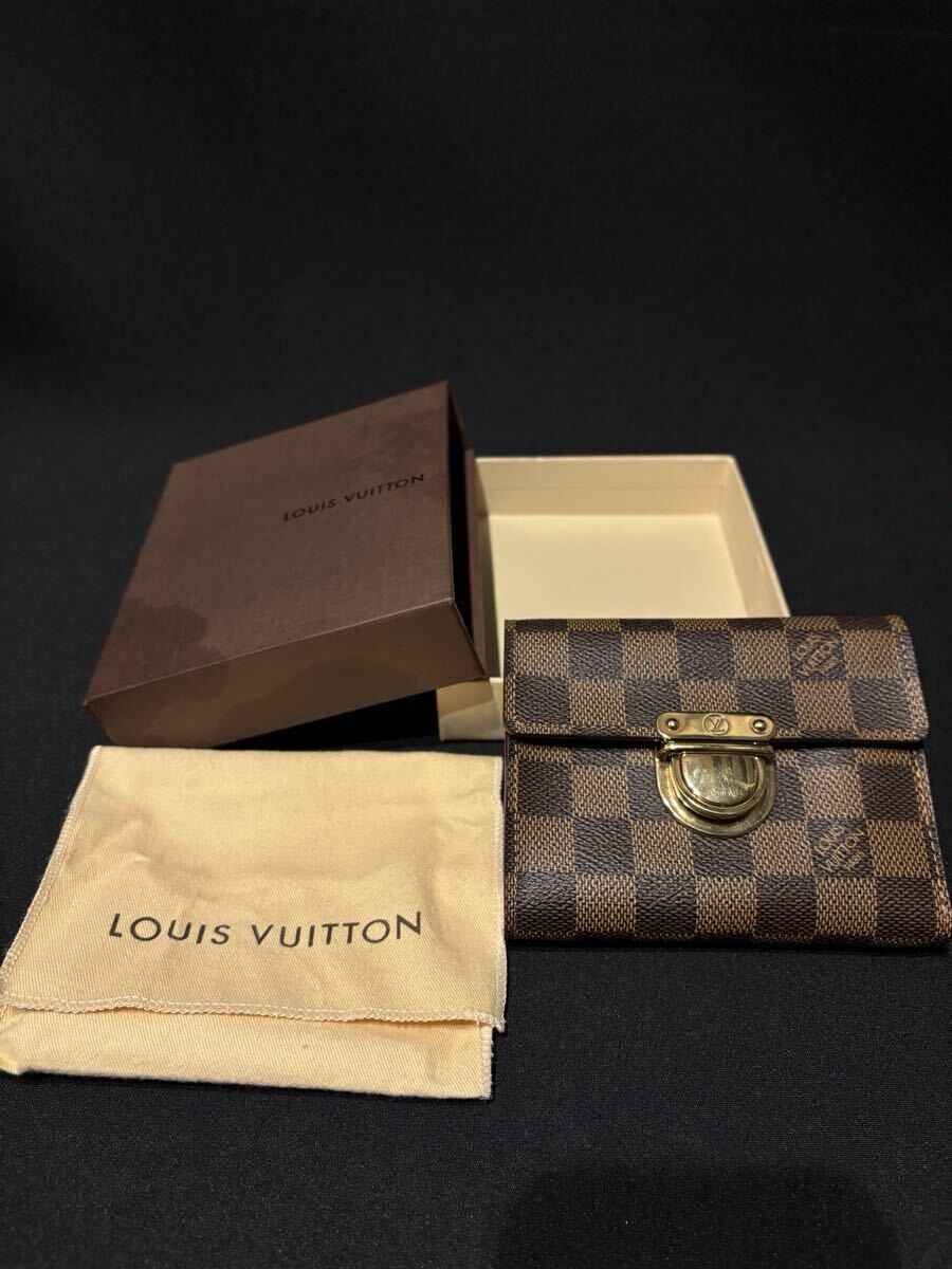 【新品未使用】ルイ・ヴィトン ポルトフォイユコアラ 三つ折りダミエ LOUIS VUITTON ルイヴィトン