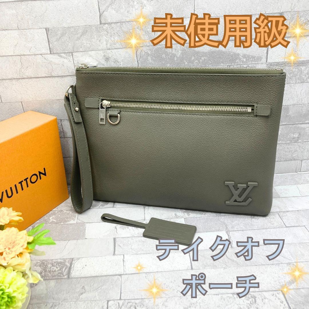 ルイヴィトン テイクオフ・ポーチ クラッチバッグ ポシェット ブランド 手提げ