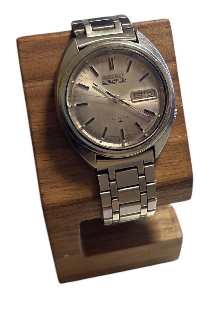 SEIKO セイコー SEIKO 5 ACTUS　7019-7070 21JEWELS　自動巻き　稼働品 アンティーク