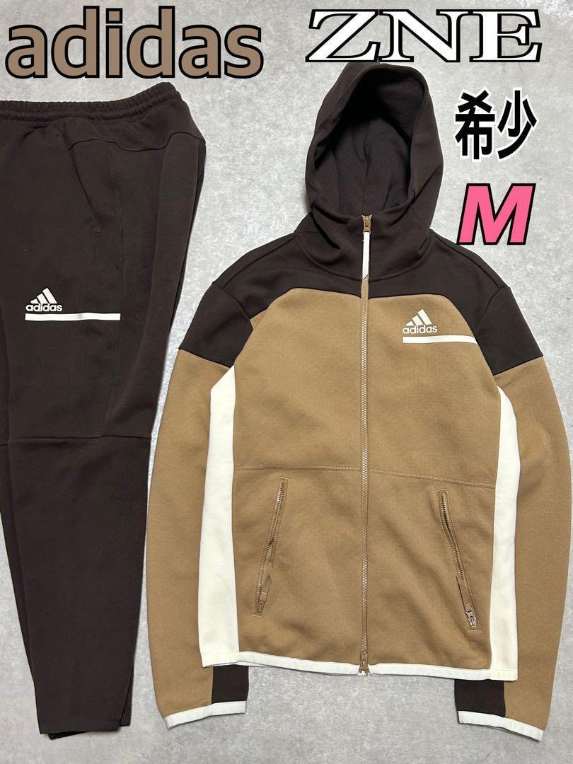 セットアップ 希少 adidasアディダスダブルジップパーカー パンツ M