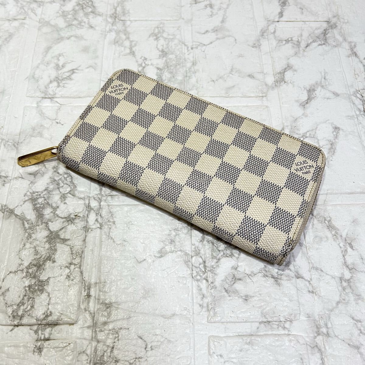 美品 正規品 ルイヴィトン ダミエ ジッピーウォレット