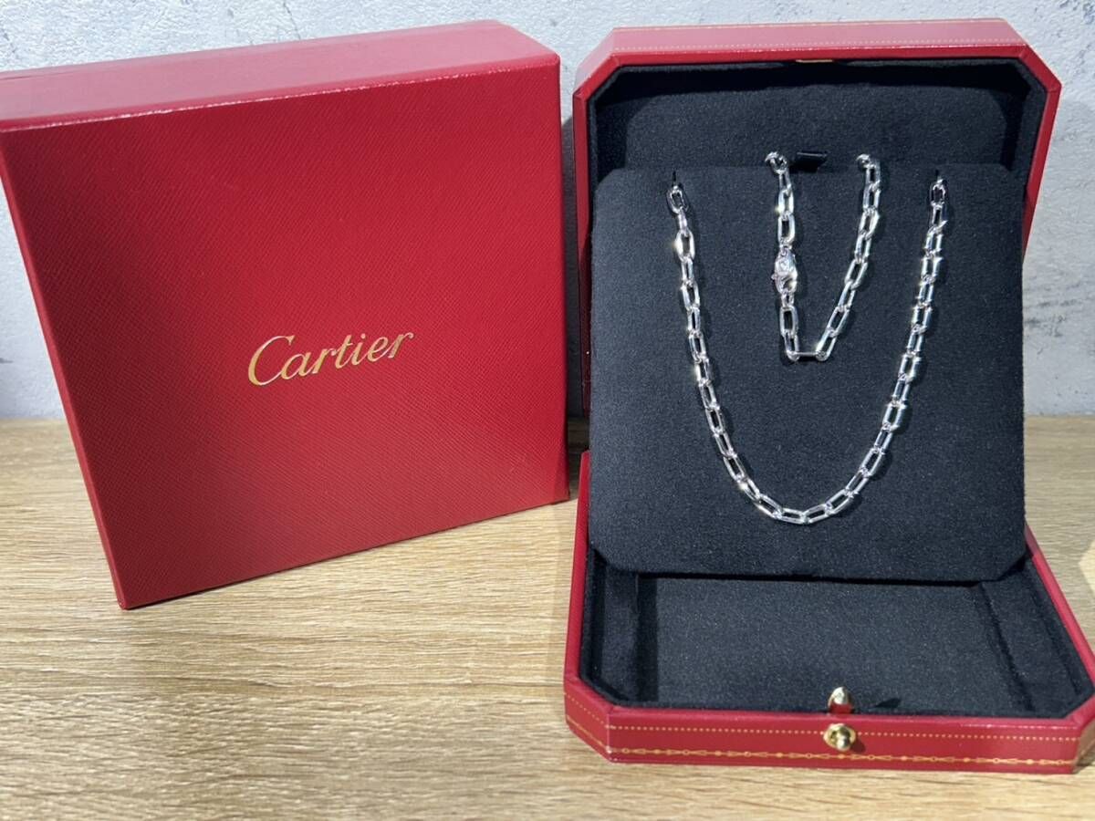 CARTIER カルティエ スパルタカス K18WG ネックレス