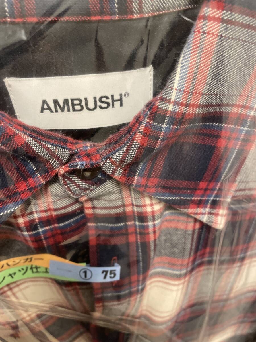 激レア！AMBUSH　チェックシャツ 変形ドッキング 