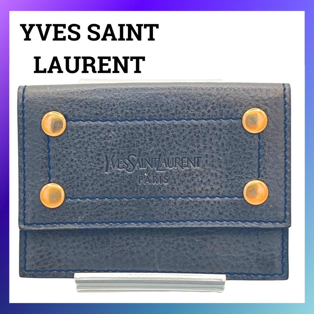 YVES SAINT LAURENT イヴサンローラン レザー カードケース