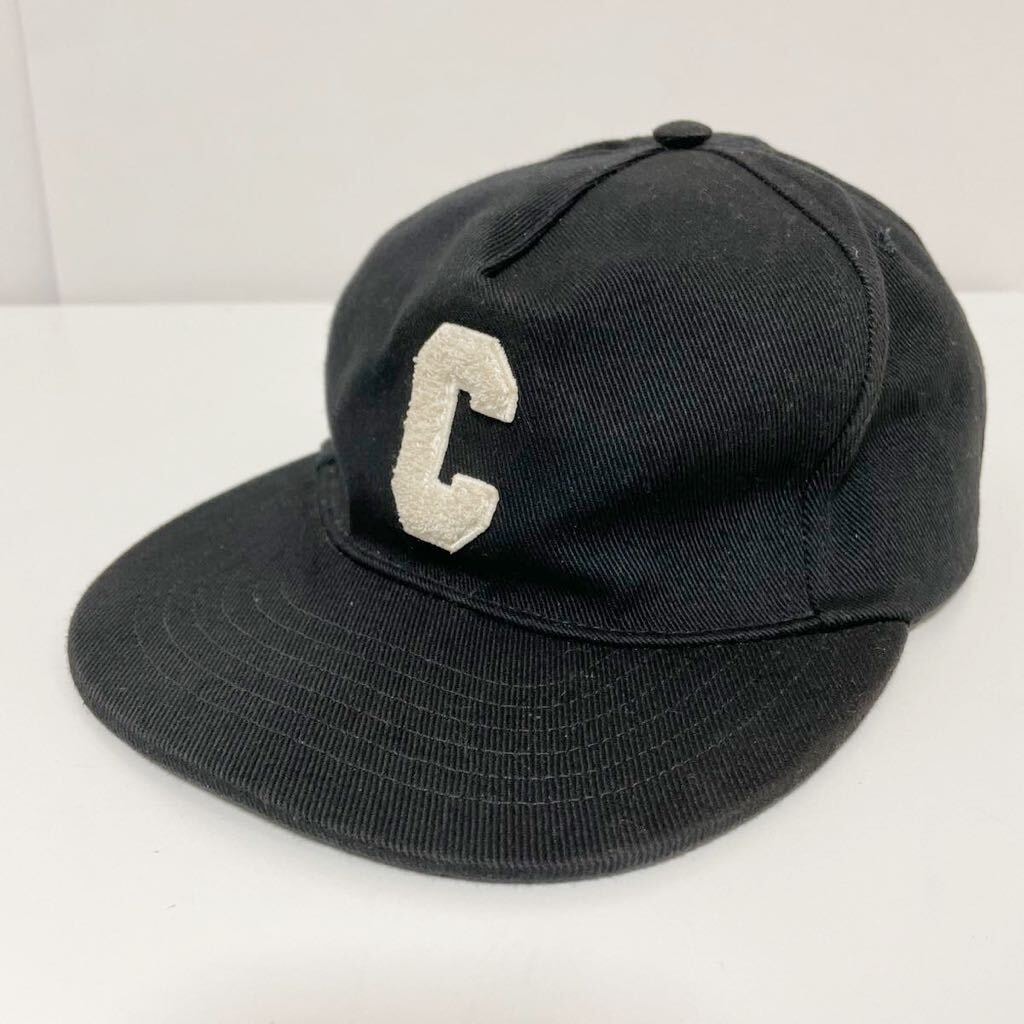 セリーヌ CELINE キャップ ロゴ ベースボール キャップ M 帽子 2AUA1242N ブラック 追跡付き発送【CELINE】ベースボールキャップ / コットンドリル