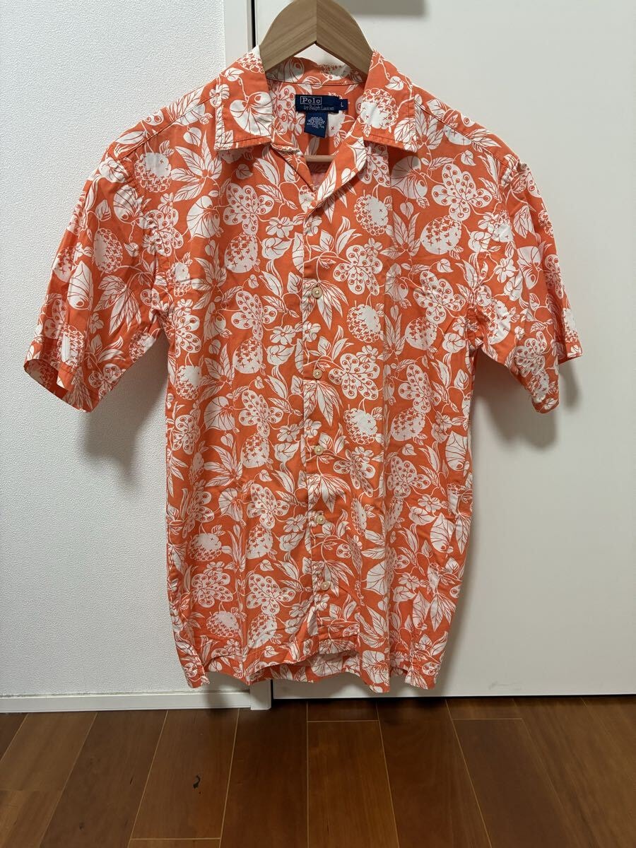 Polo by Ralph Lauren アロハシャツ Large (実寸S - Mサイズ相当)