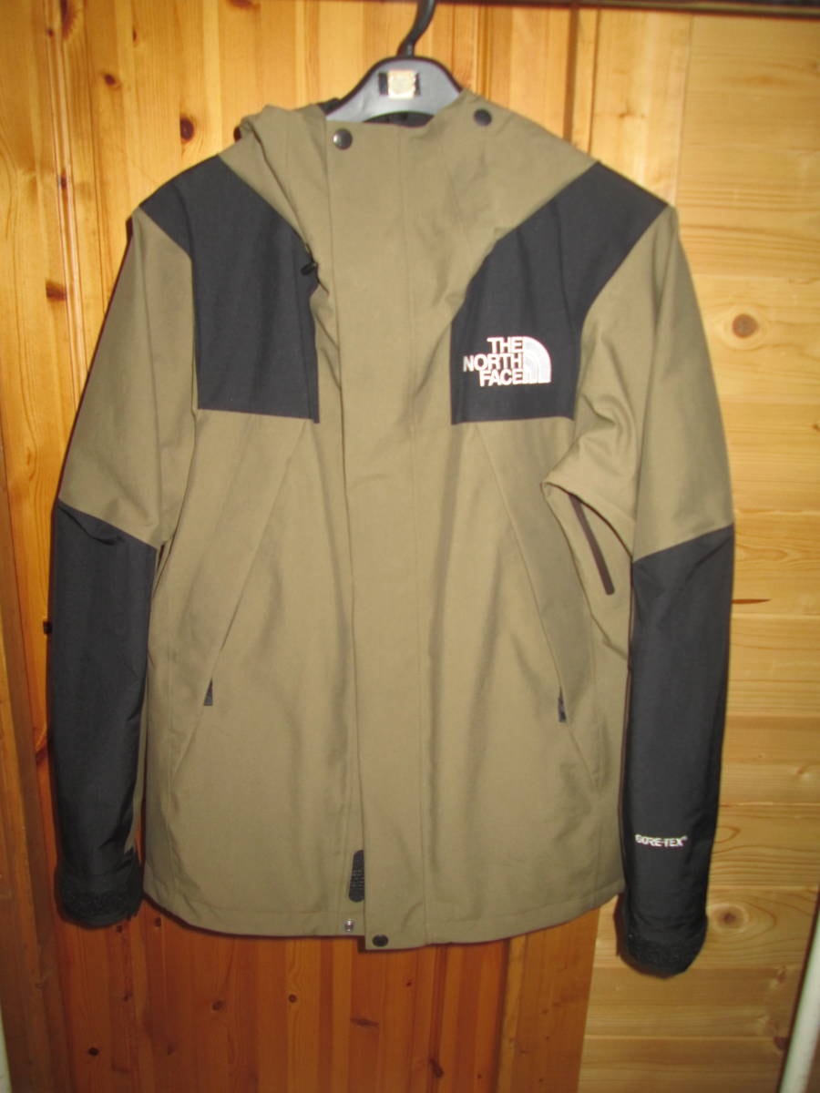 THE NORTH FACE ノースフェイス ビーチグリーン &#34;MOUNTAIN JACKET&#34;マウンテンジャケット GORE-TEX サイズS　 