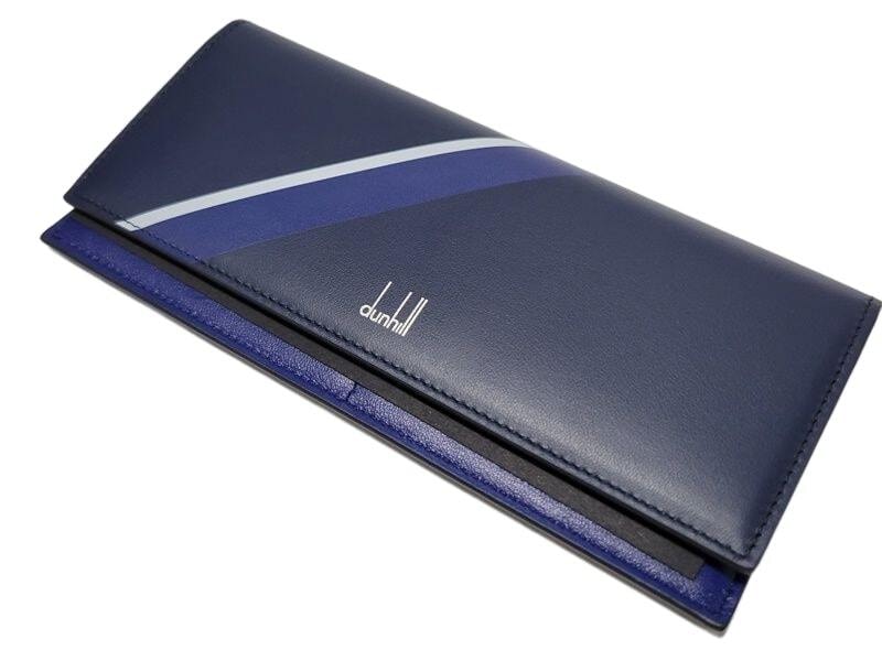 A (未使用に近い)】ダンヒル Dunhill シグネチャー コインケース 財布