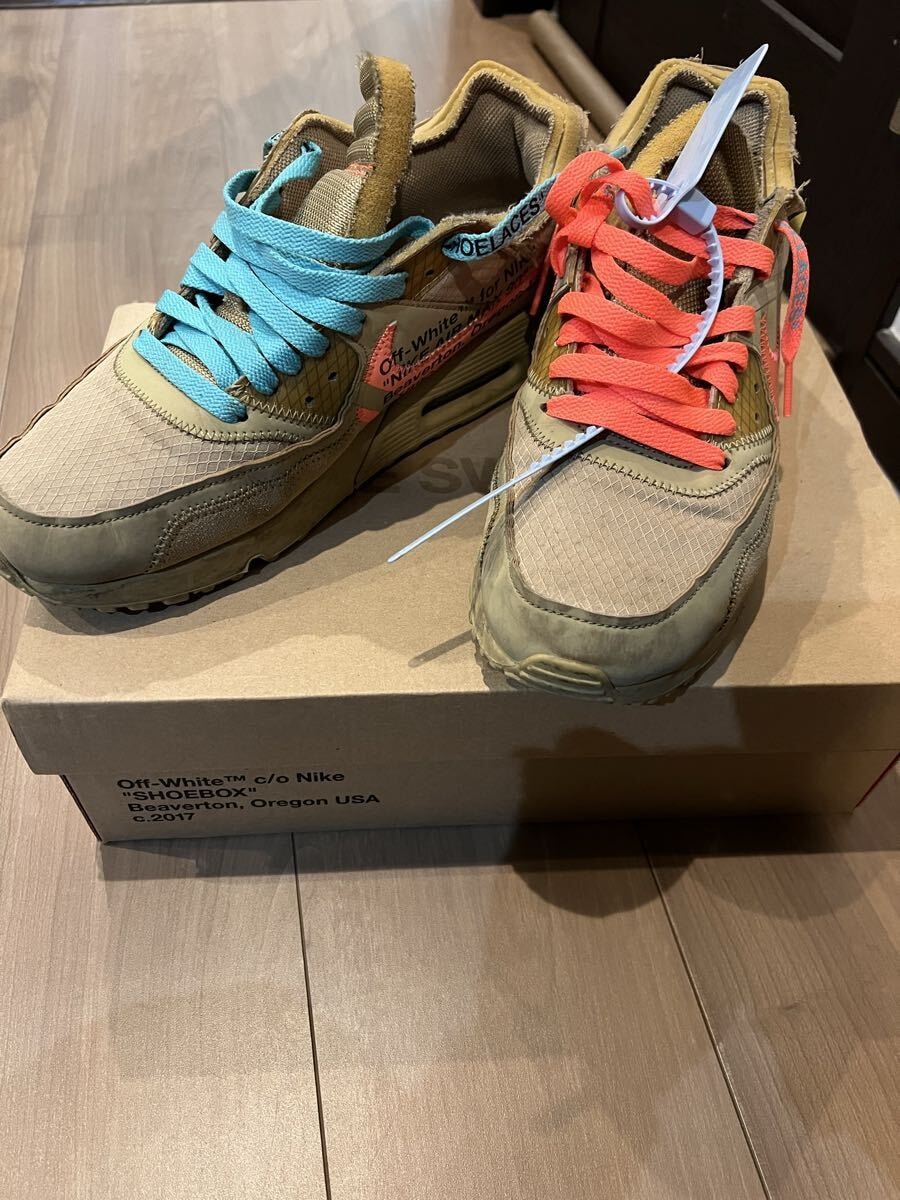 ナイキ オフホワイト NIKE AIR MAX 90 Desert Ore off-white オフホワイト