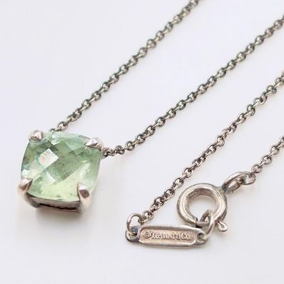 SALE ✴︎ グリーンアメジスト プラシオライト ティファニー バラ売りOK 目立った傷や汚れなし】ティファニー スパークラー ネックレス