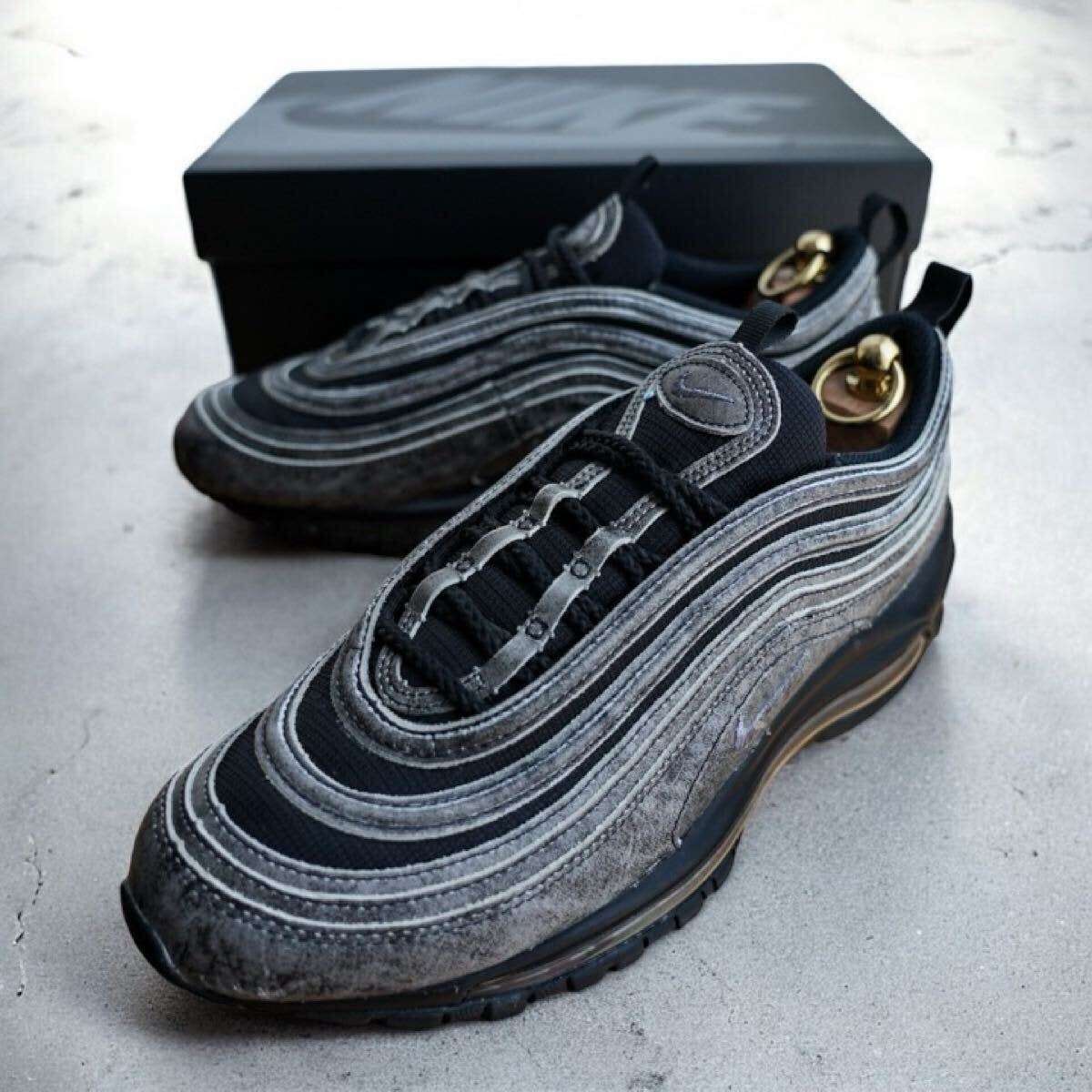 コムデギャルソン オムプリュス × ナイキ エアマックス 97 "ブラック"