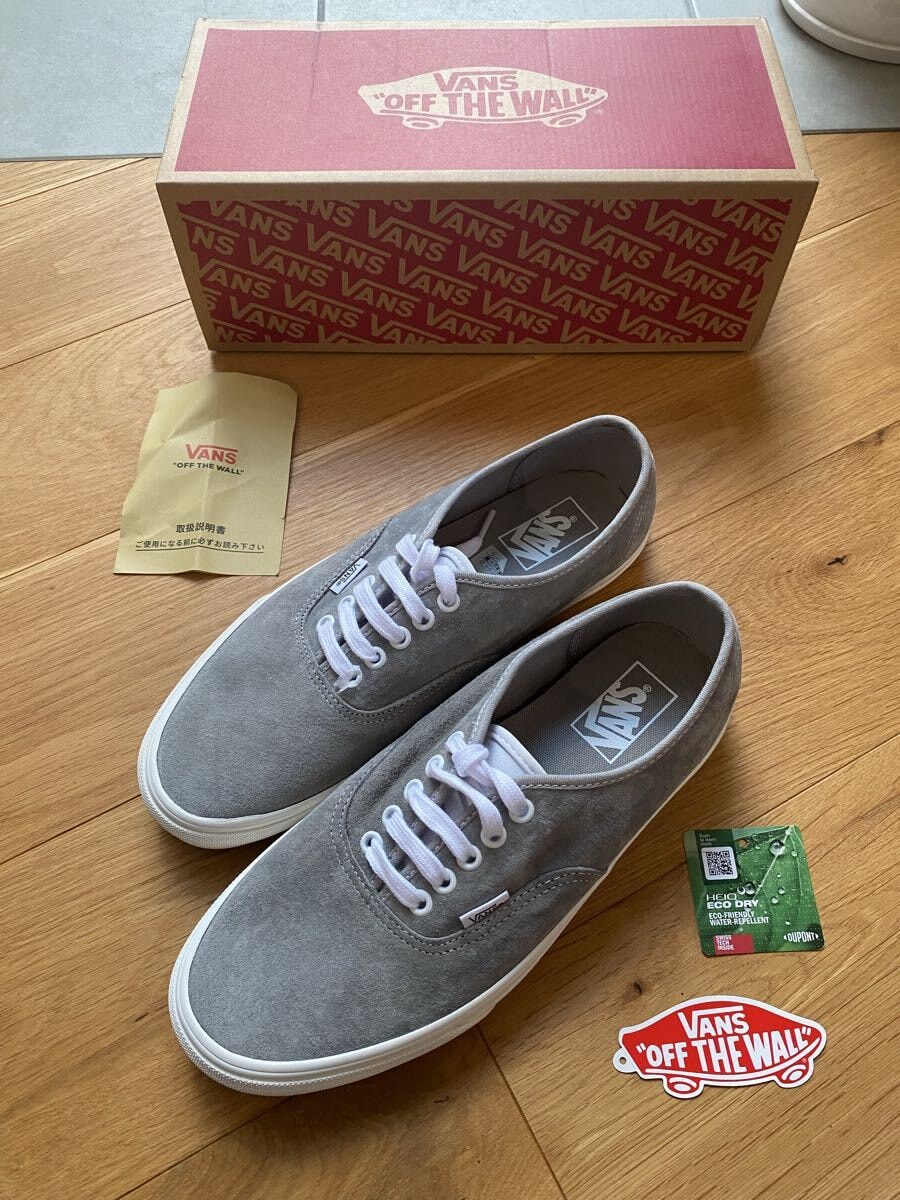 VANS Authentic オーセンティック　9.5 グレー　スウェード
