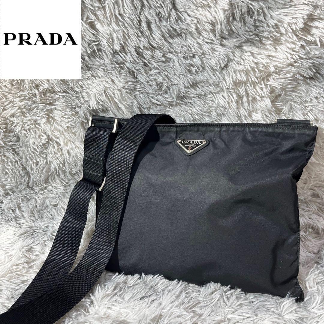 [大人気]　プラダ　ＰＲＡＤＡ　ショルダーバッグ　ナイロン　無地