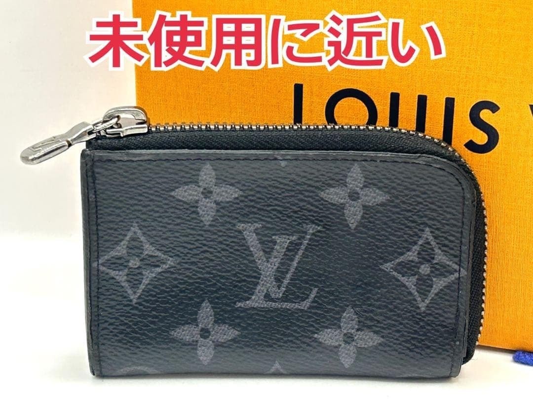 未使用レベル・RFID★ルイヴィトン　モノグラムエクリプス　ポルトモネ・ジュール 未使用レベル・RFID☆ルイヴィトン モノグラムエクリプス ポルトモネ
