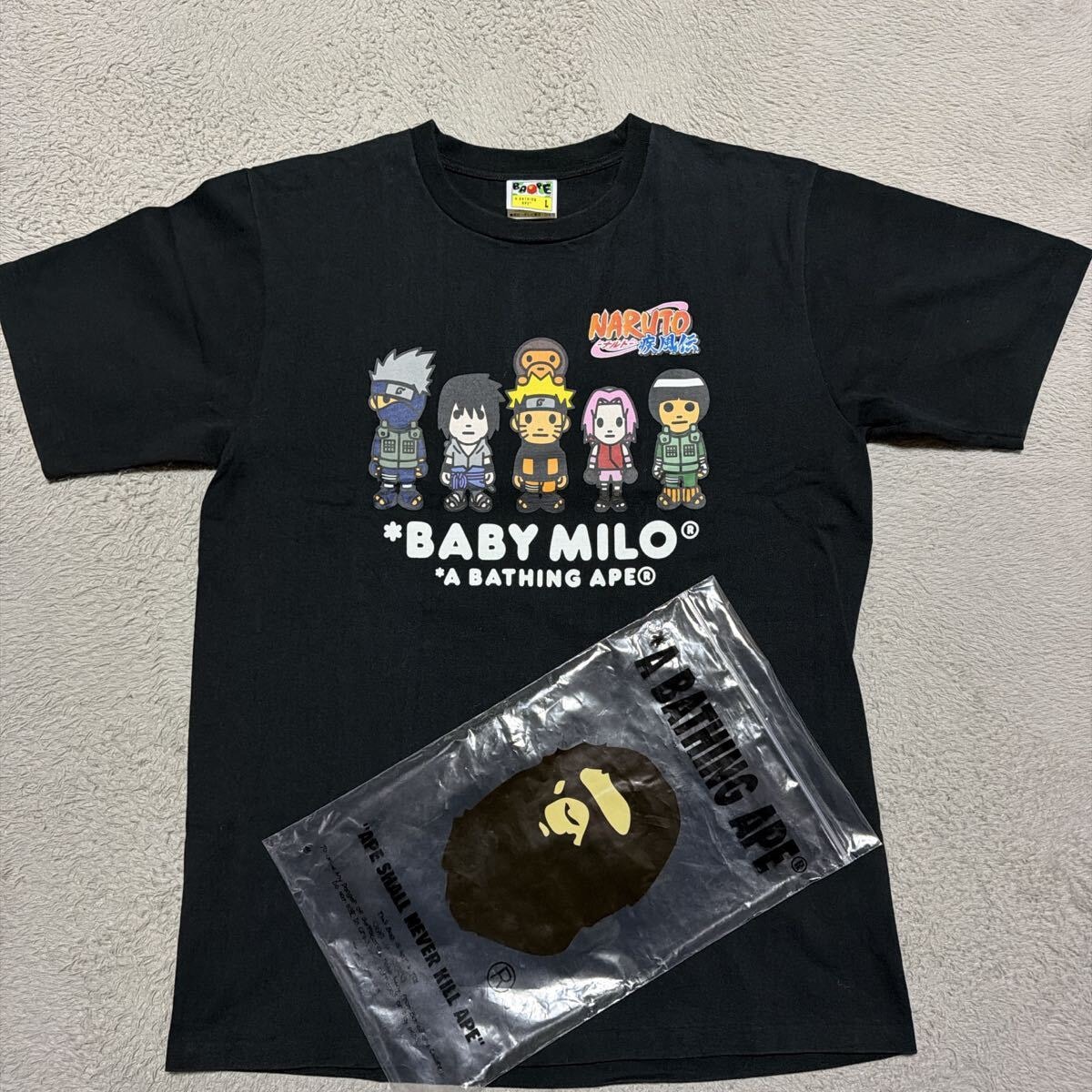 A BATHING APE x MOUSSY College Patch Tee 