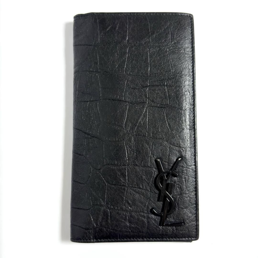 【美品】　サンローランパリ　メンズ　長財布 コンチネンタルウォレット カサンドラ