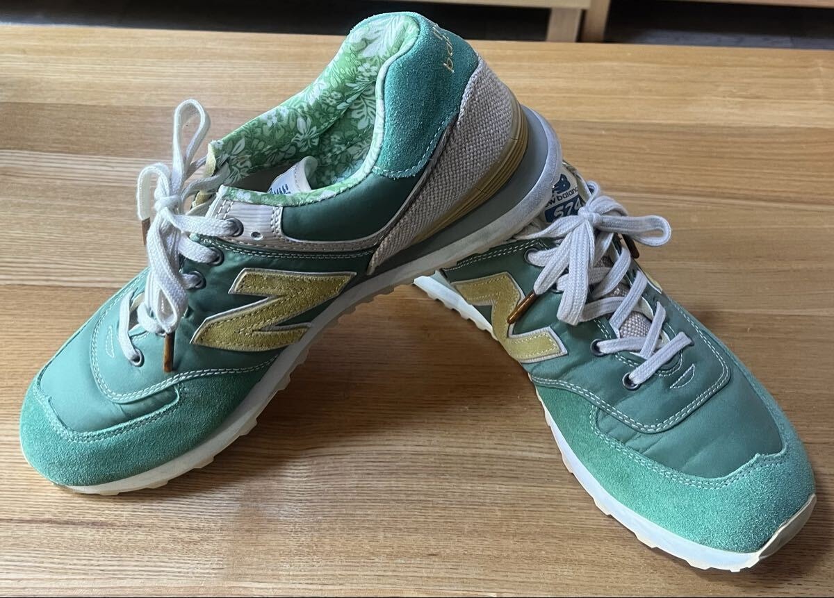 激レア！！美品！！New Balance ニューバランス 574 グリーン 28.0cm