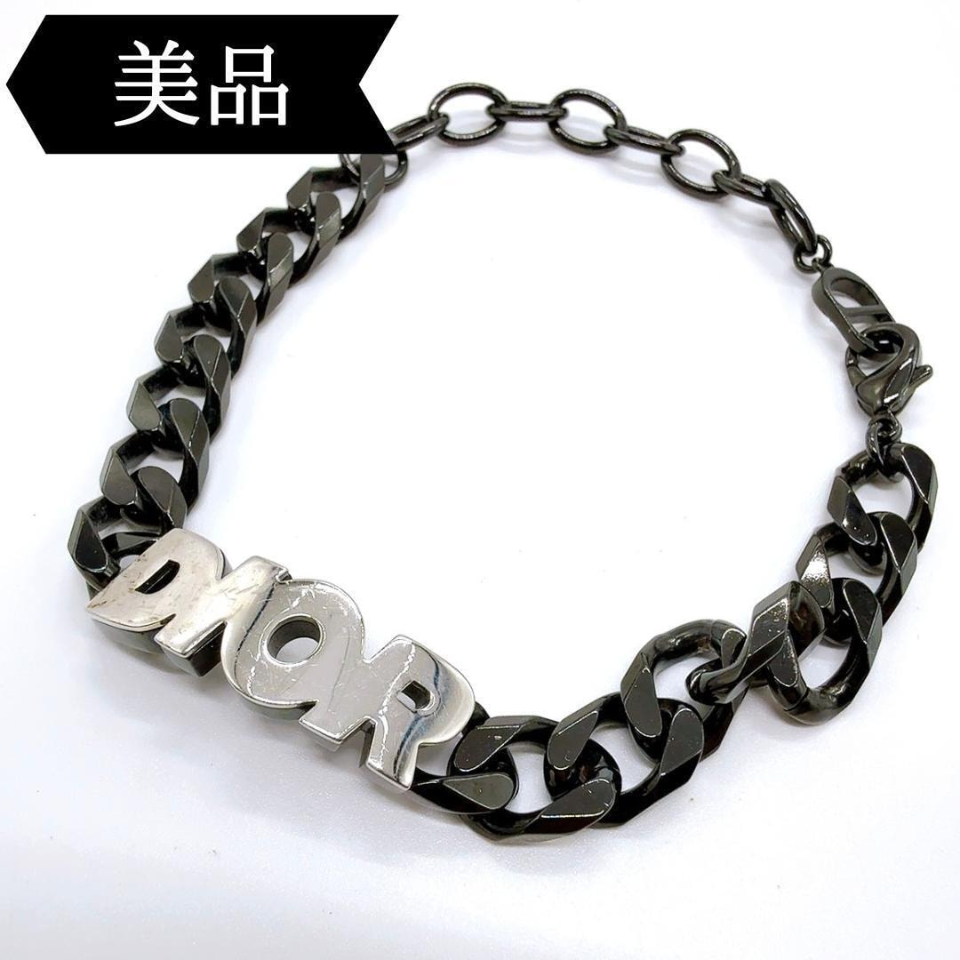 ◇ディオール◇GP/DIOR/チェーンリンク/ブレスレット/ブラック
