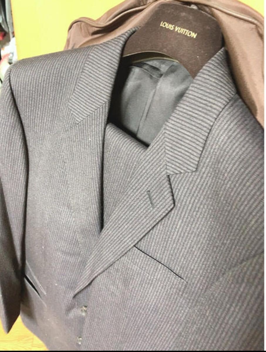 希少激レア ルイヴィトン LOUIS VUITTON 細身 スーツ上下 シングル