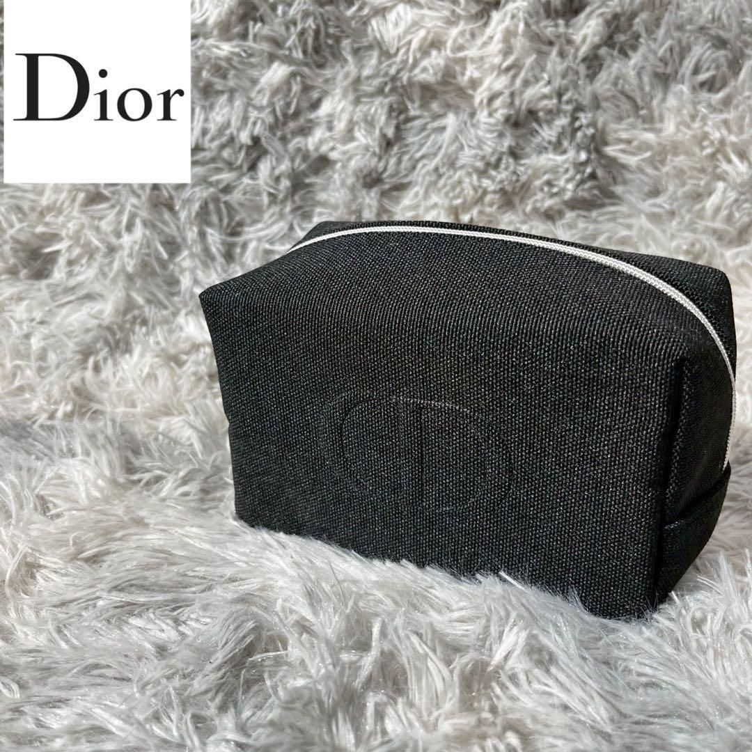 [大人気]　ディオール　Dior　ポーチ　ノベルティ　ワンポイント　無地　黒