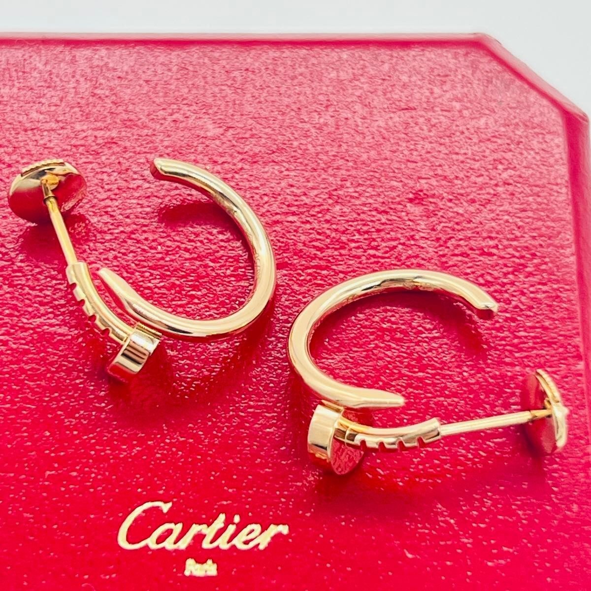Cartier カルティエ 新品磨き　ジュストアンクル ピアス ピンクゴールド PG（750） ゴールド
