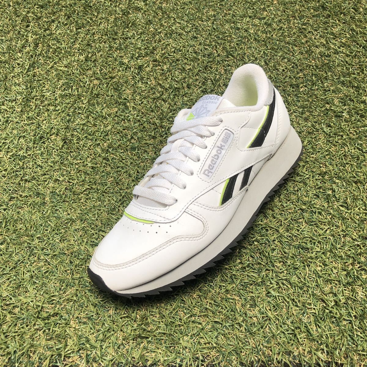 美品25Reebok CLASSIC LEATHER RIPPLE リーボック クラシックレザー リップル HB681