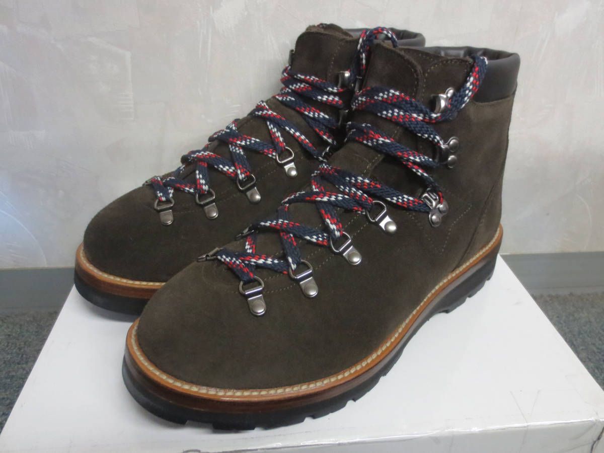 モンクレール レザームートンワークブーツ PEAK 43=28cm MONCLER