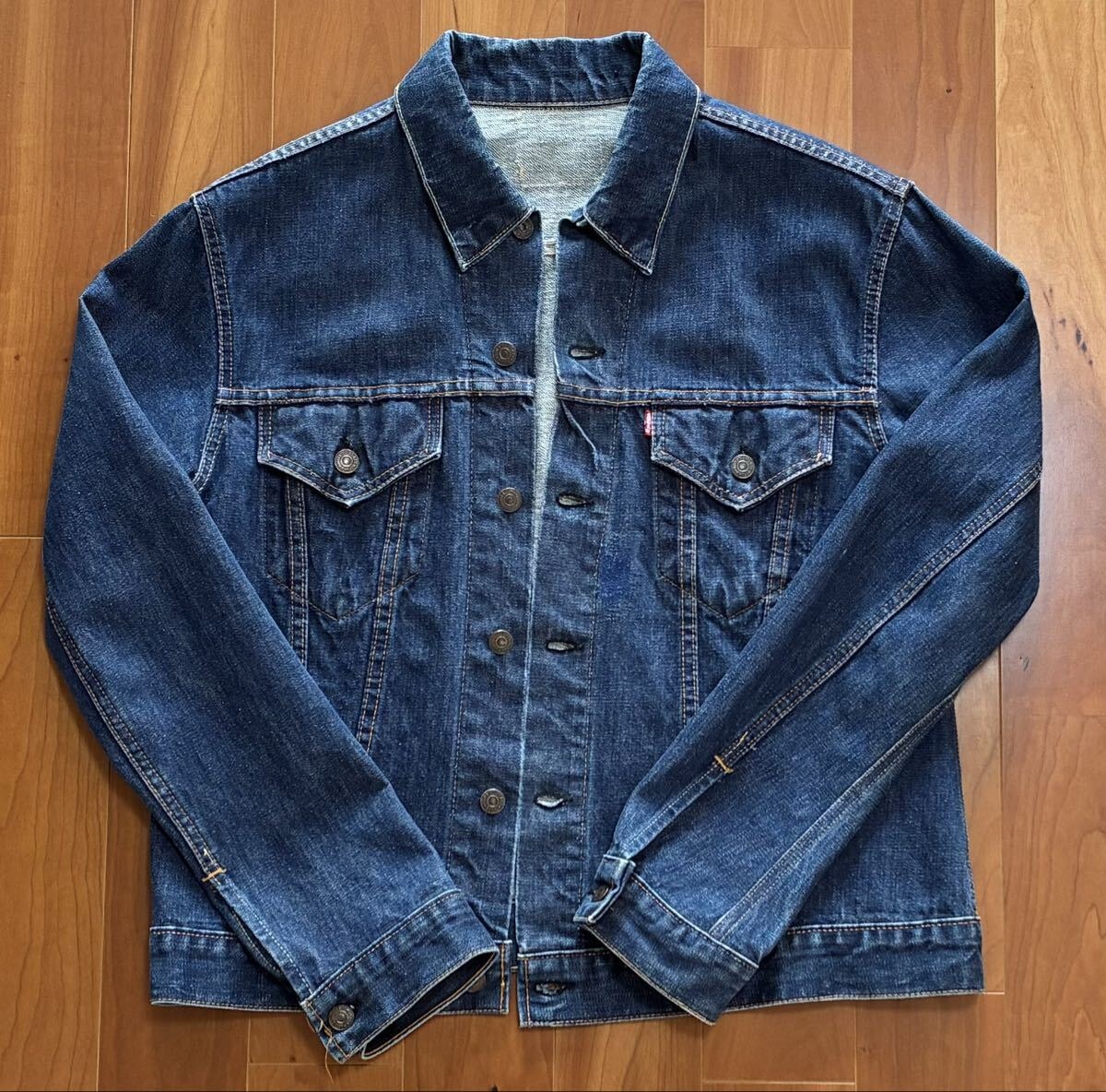 Levi’s 71205 Big E 42縮み 色濃い目 襟イエローステッチ