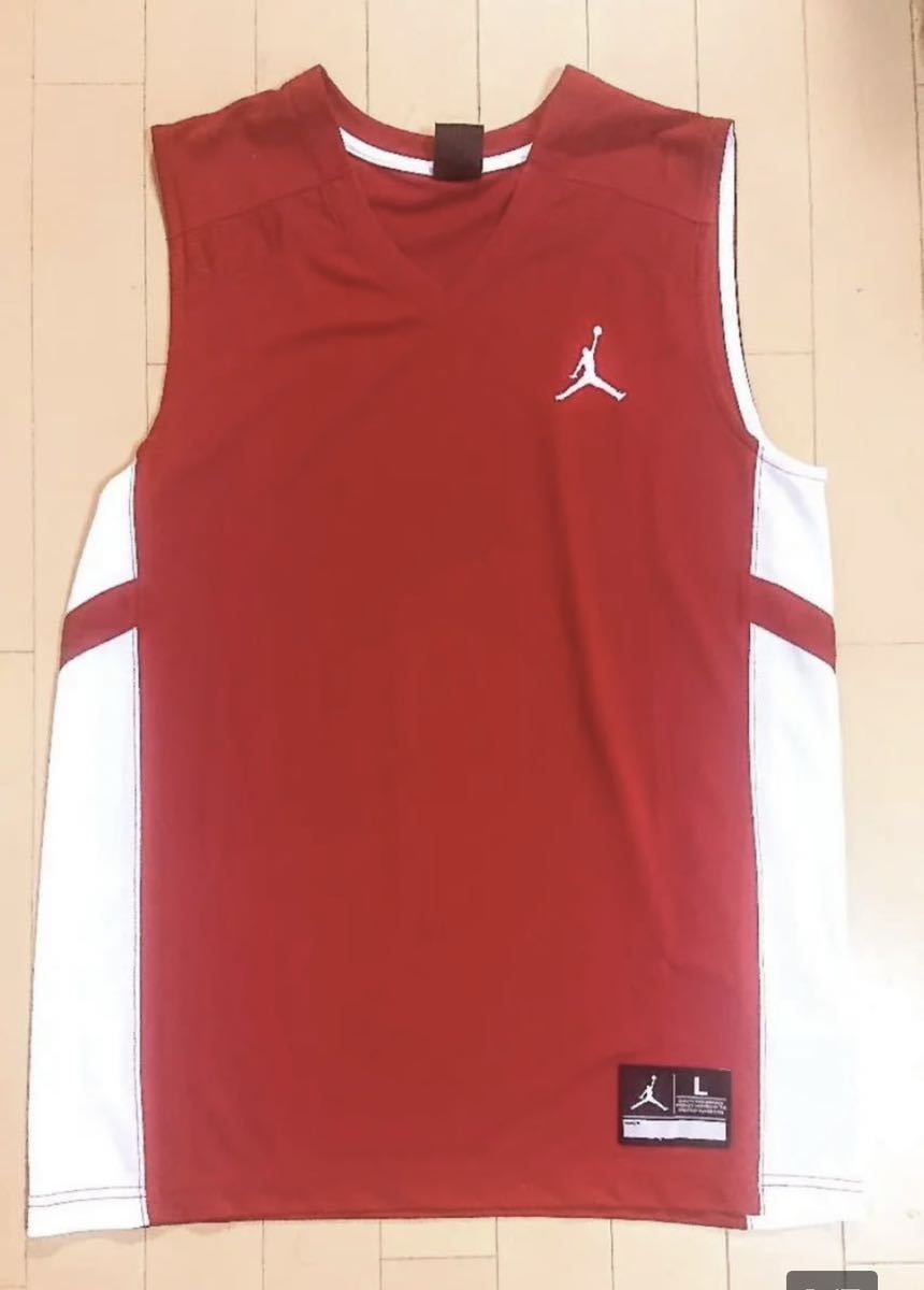 ジョーダン タンクトップ赤 レッド L NIKE ナイキJORDAN 