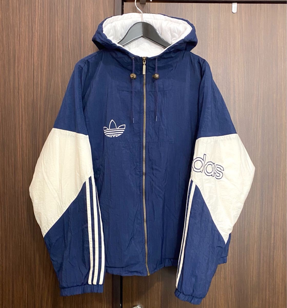 80s adidas アディダス ATP フルジップパーカー 古着 短丈 フード 80s adidas アディダス ATP フルジップパーカー 古着 短丈 フード