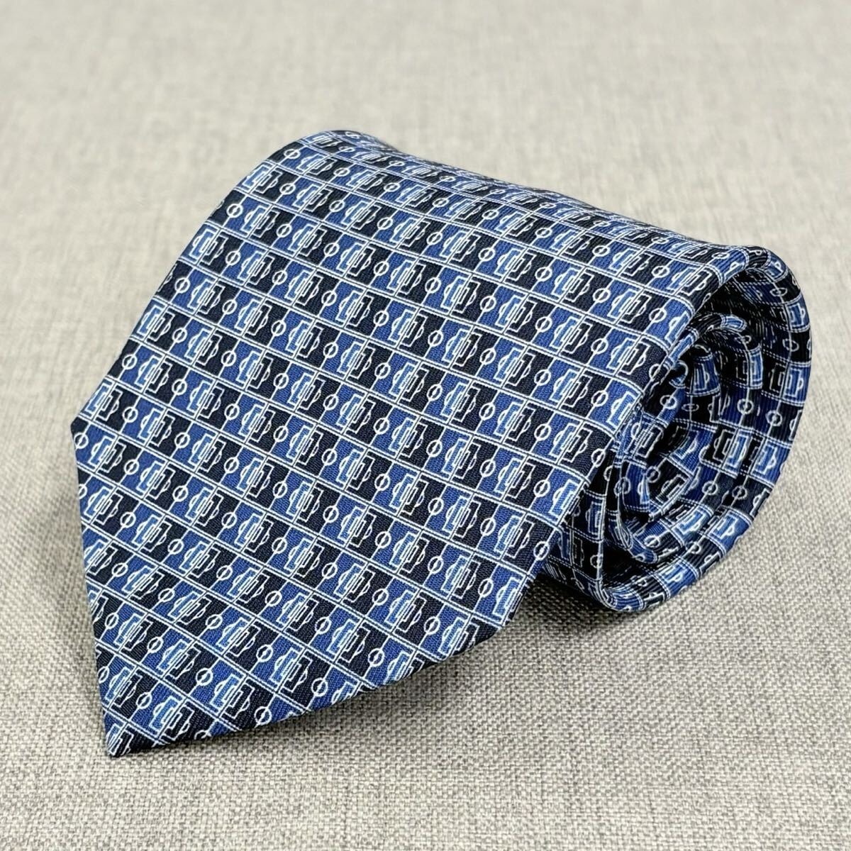 A (未使用に近い)】dunhill ダンヒル 日本代表 ネクタイ シルク100 総