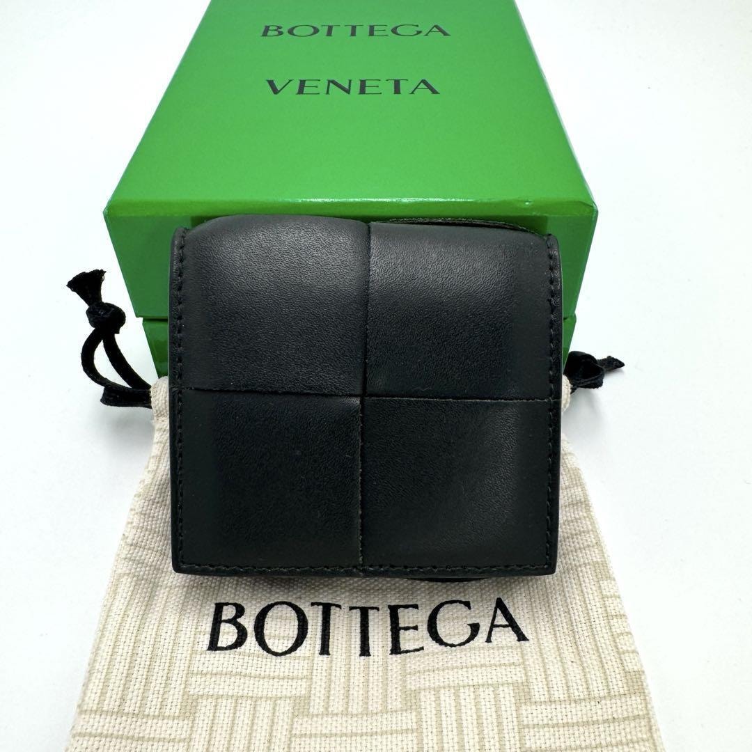No.408 超人気【超美品】BOTTEGA VENETA ボッテガヴェネタ マキシイントレチャート カセット コインケース 小銭入れ グリーン ユニセックス