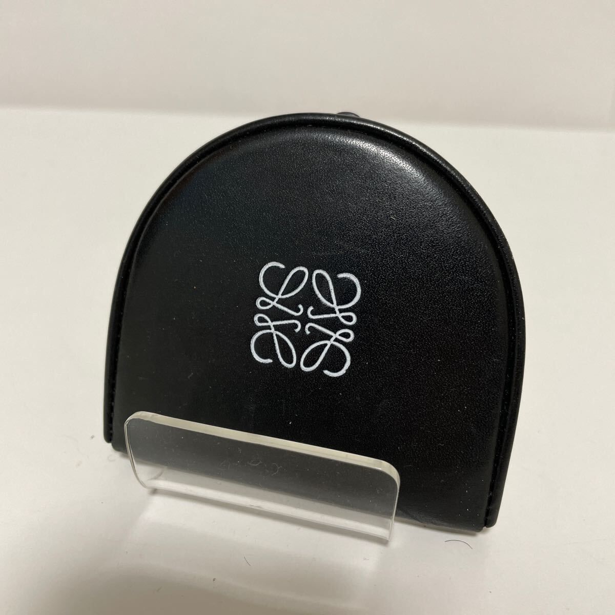 LOEWE ロエベ コインケース アナグラム ブラック 中古