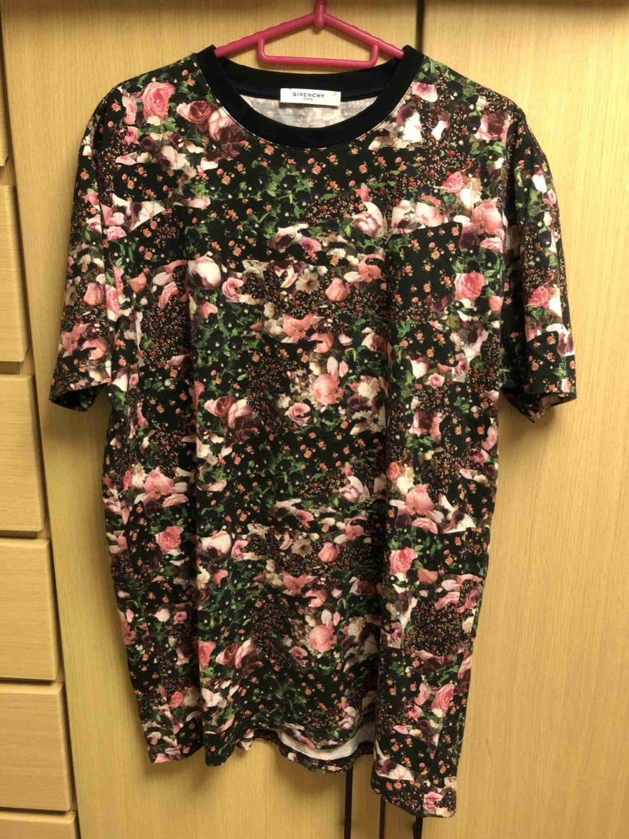 正規 14SS GIVENCHY ジバンシィ Riccardo Tisci リカルド ティッシ ボタニカル 花柄 オーバーサイズ Tシャツ S 14P 7760 433
