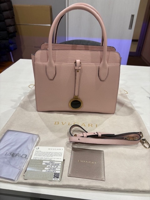 ブルガリ BVLGARI アルバ 2WAYハンドバッグ ピンク 287286