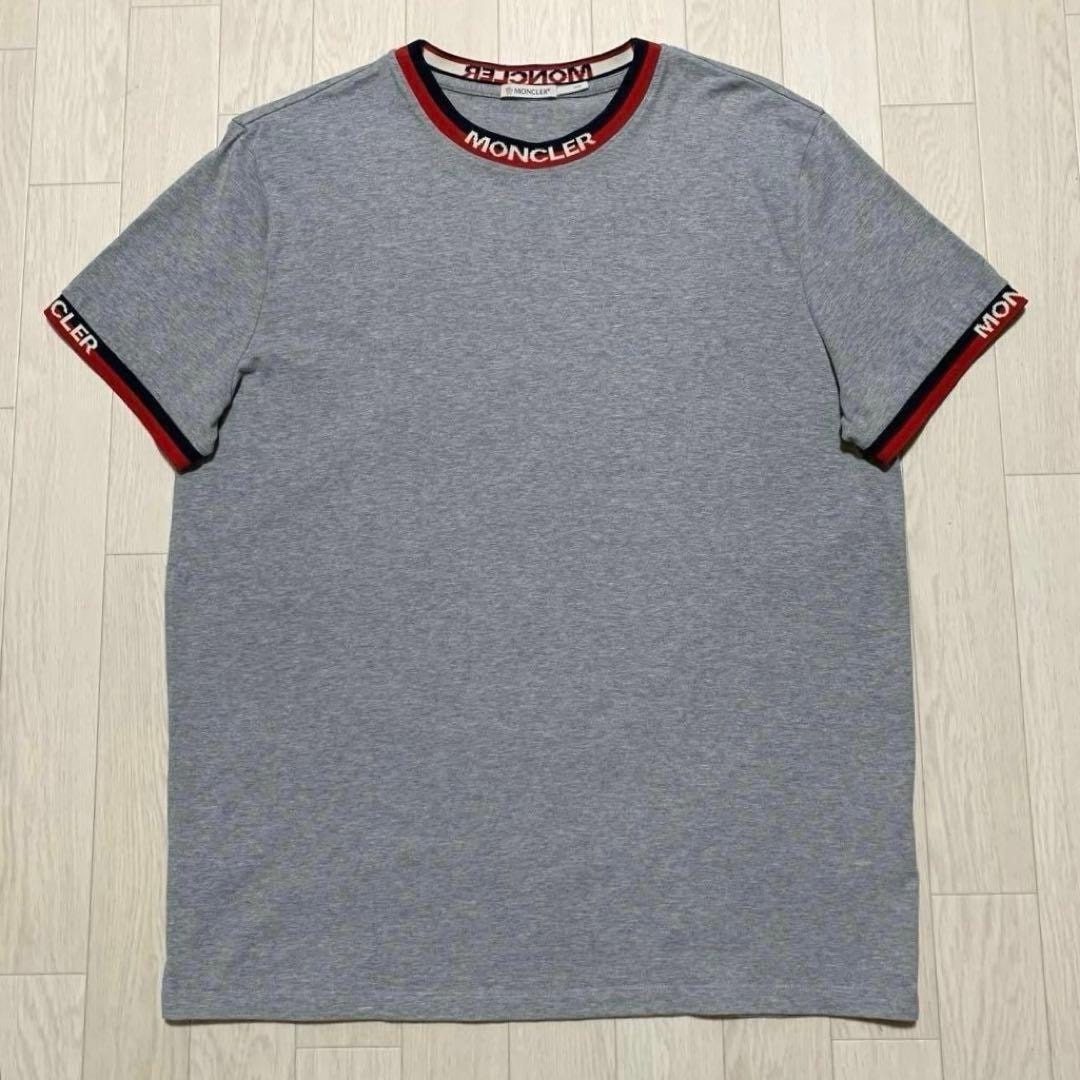 極美品 モンクレール Tシャツ グレー サイズXL 国内正規品 【公式通販】