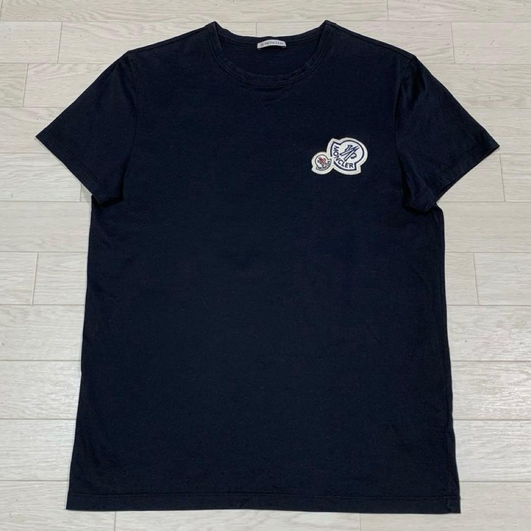 B (目立った傷や汚れなし)】〔美品〕モンクレール ダブルロゴ M