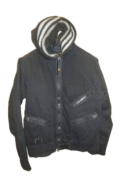 Yohji Yamamoto Y's WOOL AIRY MOSSER HOODED COAT Yohji Yamamoto Y's WOOL AIRY MOSSER HOODED COAT