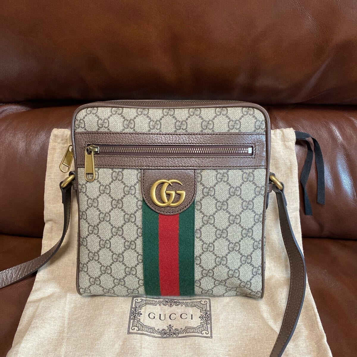 未使用品 グッチ GUCCI オフィディアGG メッセンジャーバッグ/ショルダーバッグ　 斜め掛け