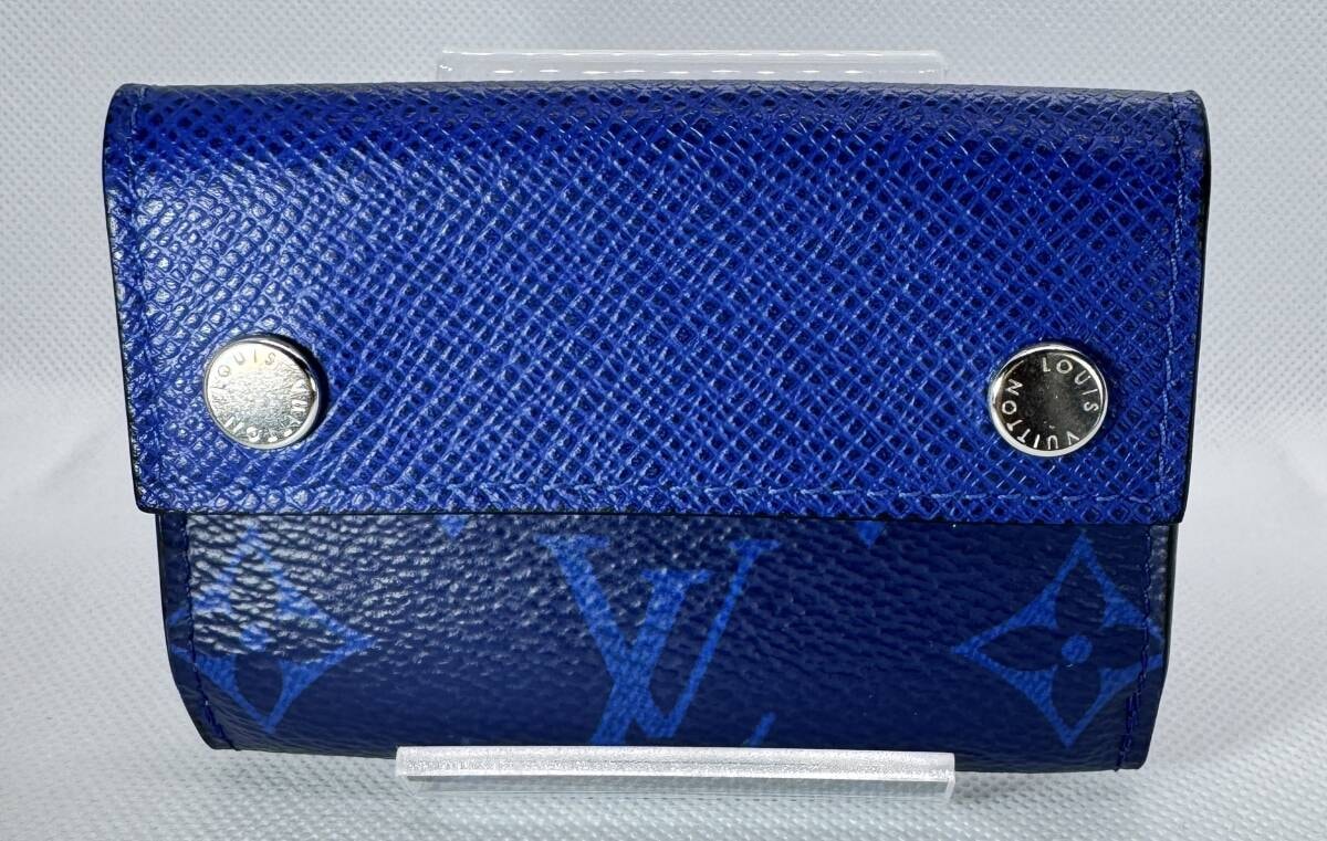 ✨美品✨ ルイヴィトン ディスカバリーコンパクト タイガラマ 青 財布