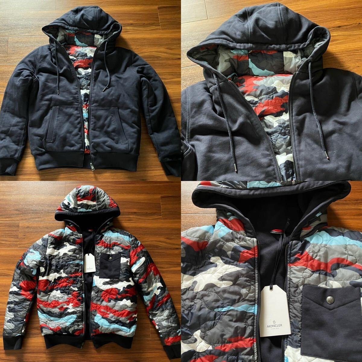 新品・未使用(ワケあり)】モンクレール/新品リバーシブルダウンS