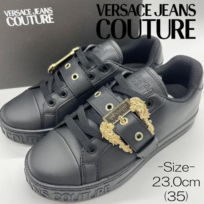新品　未使用　ヴェルサーチ　ジーンズクチュール　スニーカー　レディース 23㎝　Versace Jeans Couture　Versace