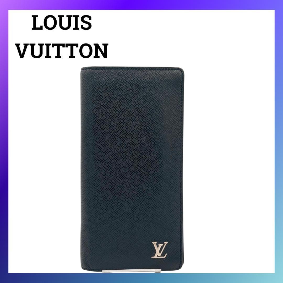 ルイヴィトン シルエット バイカル タイガ ポルトフォイユブラザ M30285 ブラック 黒